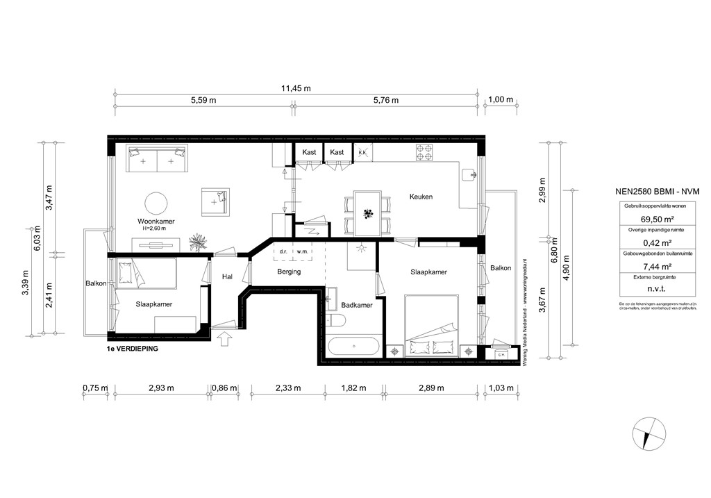 mediumsize floorplan